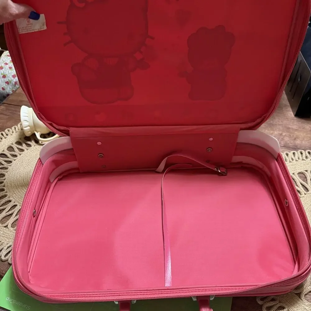 Hello Kitty Vintage Suitcase Cat Bear 1988 Luggage Travel Case Bag Sanri0 RARE